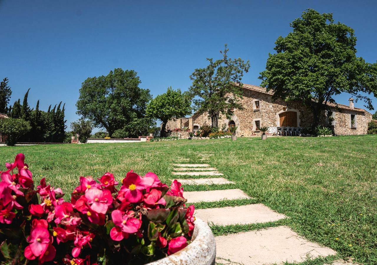 Masia Can Sola Gros Caldes de Malavella Exterior foto